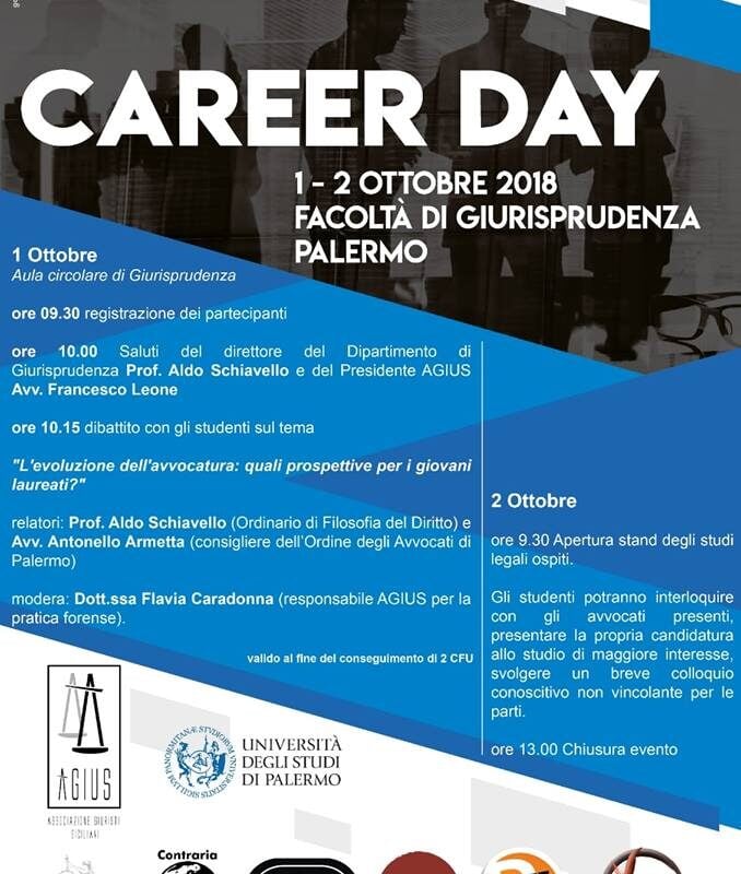 Lo studio DLCI al career day di Giurisprudenza Unipa